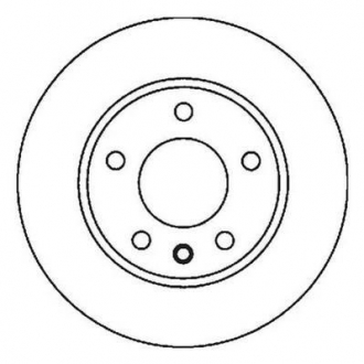 562053JC Jurid Диск тормозной audi/seat/skoda/vw a3/leon/octavia/bora задн. (пр-во jurid)