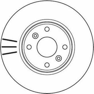 Гальмівний диск Jurid 562103JC