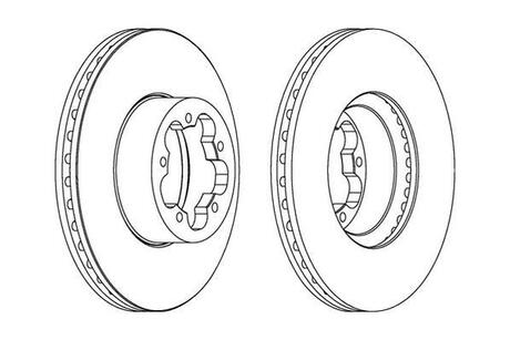 Гальмівний диск Jurid 562541JC