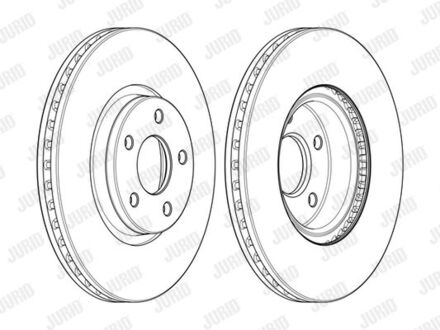Диск гальмівний !.. Jurid 562624JC1 (фото 1)