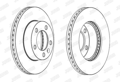 562713JC1 Jurid Диск тормозной MOVANO MASTER III! NV400 !