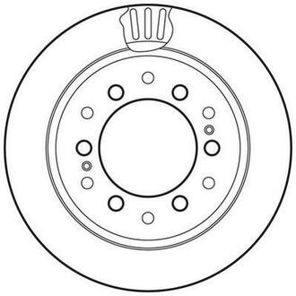 562738JC Jurid Диск тормозной