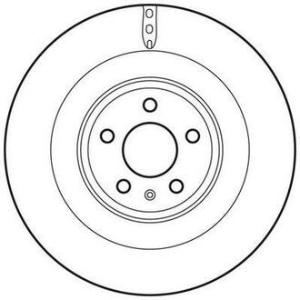 562767JC Jurid Диск тормозной