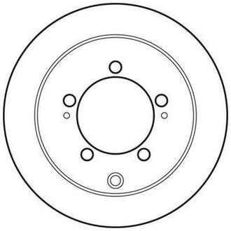 562781JC Jurid JURID MITSUBISHI Тормозной диск задн.Airtrek,Lancer VII,Outlander 03-