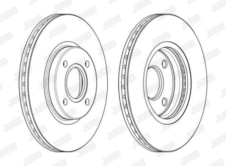 Диск гальмівний Jurid 563115JC (фото 1)