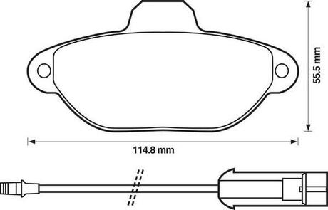 FIAT Тормозные колодки передние Panda 03-,Punto 93- Jurid 571523J