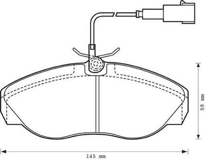 573060J Jurid JURID FIAT Тормозные колодки передн.Citroen JumperDucatoPeugeot Boxer 94-