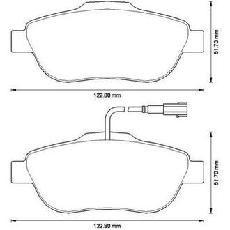 573266J Jurid JURID FIAT Колодки тормозные передн.Panda 03-,500,Ford Ka 08-