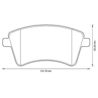 573284JC Jurid JURID Тормозные колодки пер. RENAULT Kangoo 08 -