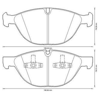 573317J Jurid JURID BMW Тормозные колодки пер X5/X6 E70/E71