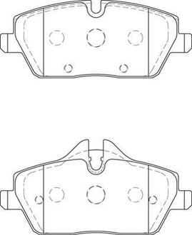 573733J Jurid JURID BMW Тормозные колодки передние 1 E87
