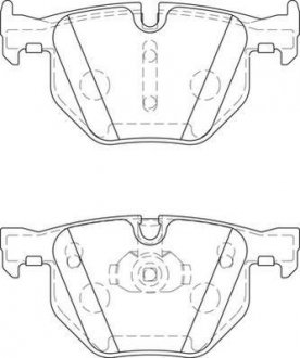 573744J Jurid JURID Тормозные колодки задн. BMW E90 E60 E70 2,0-3,0