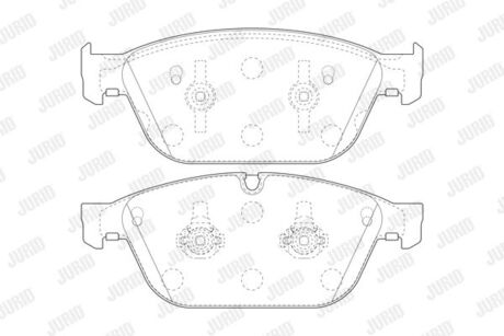 573775J Jurid JURID торм. кол. пер. AUDI A8 10-18