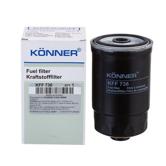 KFF736 Könner Фільтр очищення палива дизельний корпусний (без др