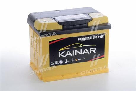 060 261 1 120 ЖЧ KAINAR Аккумулятор 60ah-12v kainar standart+ (242х175х190),l,en550