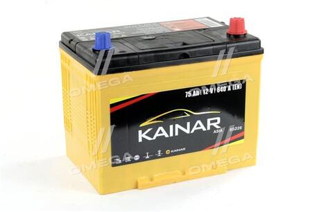 070 341 0 110 KAINAR Аккумулятор 75Ah-12v KAINAR Asia (258x173x220),R,EN640