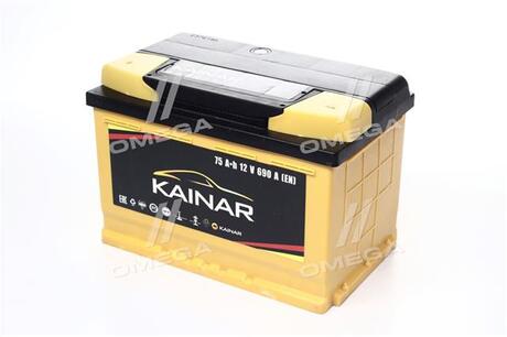 0752611120ЖЧ KAINAR Аккумулятор 75Ah-12v KAINAR Standart, (278x175x190),L,EN690