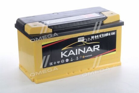 090 261 0 120 ЖЧ KAINAR Аккумулятор 90ah-12v kainar standart+ (353х175х190),r,en800