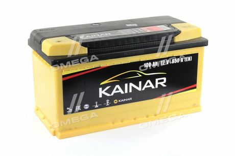 100 261 1 120 ЖЧ KAINAR Аккумулятор 100ah-12v kainar standart+ (353х175х190),l,en850