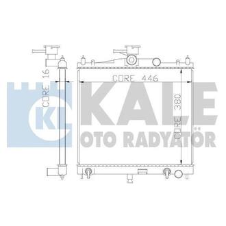 342050 KALE OTO RADYATOR KALE NISSAN Радиатор охлаждения Micra III 1.2/1.4 03-