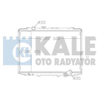 342290 KALE OTO RADYATOR KALE HYUNDAI Радиатор охолодження двиг. H-100 2.5D 93-