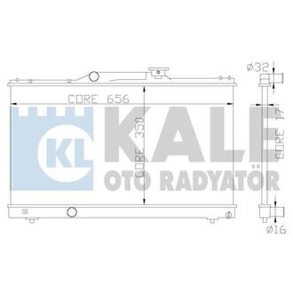 342325 KALE OTO RADYATOR KALE TOYOTA Радиатор охолодження Corolla 1.3/1.6 92-