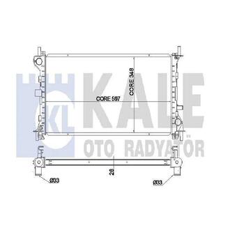 349700 KALE OTO RADYATOR KALE FORD Радиатор охлаждения Focus 1.8DI/TDCi 99-