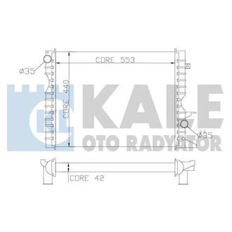 350600 KALE OTO RADYATOR KALE LANDROVER Радиатор охлаждения Defender 2.2/2.5Td 98-16