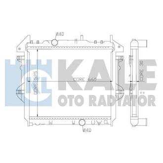 352600 KALE OTO RADYATOR KALE TOYOTA Радиатор охлаждения Hilux VII 2.5/3.0 D-4D 05-