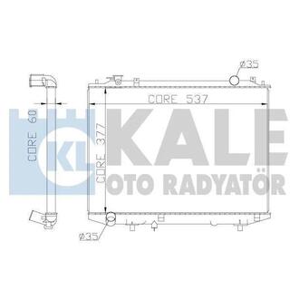 356200 KALE OTO RADYATOR KALE FORD Радиатор охлаждения Ranger,Mazda BT-50 2.5D/3.0TDCi 99-
