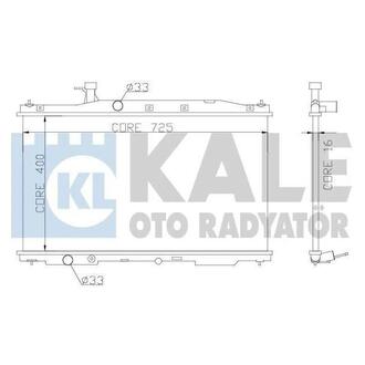 357300 KALE OTO RADYATOR KALE HONDA Радиатор охлаждения CR-V III 2.4 07-