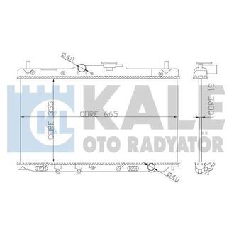 357700 KALE OTO RADYATOR KALE HONDA Радиатор охлаждения Accord IV,V,Rover 600 1.9/2.2 90-