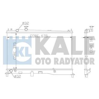 360000 KALE OTO RADYATOR KALE MAZDA Радиатор охлаждения с АКПП Mazda 6 2.0 02-