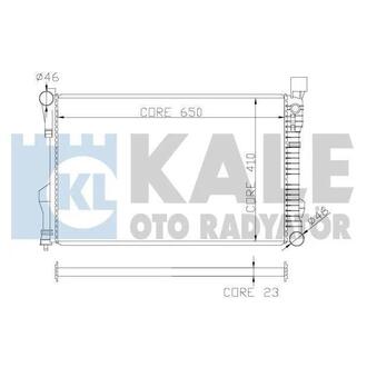 360600 KALE OTO RADYATOR KALE DB Радиатор охлаждения W203 1.8/5.5 00-