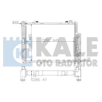 361600 KALE OTO RADYATOR KALE DB Радиатор охлаждения W210 2.9TD 96-