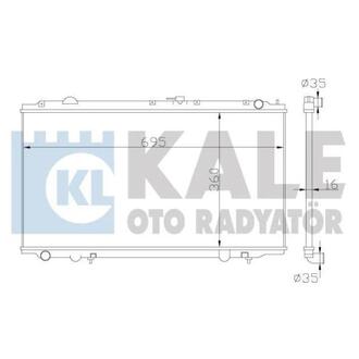 363100 KALE OTO RADYATOR KALE NISSAN Радиатор охлаждения Primera 1.6/2.0 96-