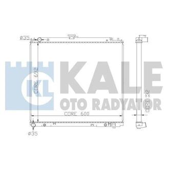 370600 KALE OTO RADYATOR KALE NISSAN Радиатор охлаждения Navara,Pathfinder 2.5dCi 05-