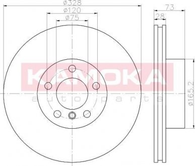 103295 KAMOKA Тормозной диск