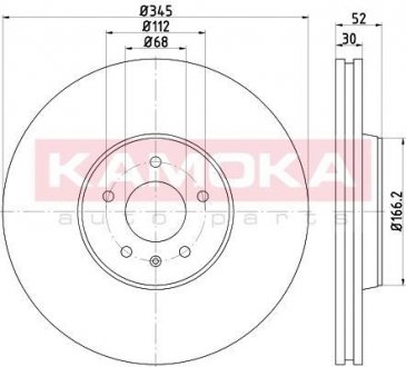 103310 KAMOKA Тормозной диск