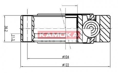 8047 KAMOKA ШРУС MB Vito 99\-03\ внутр. 30/122мм