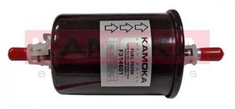F314601 KAMOKA Фильтр топливный DAEWOO/CHEVROLET AVEO/LANOS/NUBIRA/LACETTI/AVEO II кор. уп. (длина 144 мм)