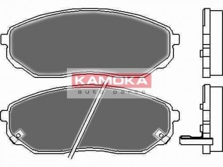 JQ101115 KAMOKA Колодка тормозная Kia Sorento 02\-> перед.