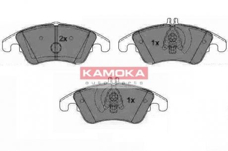 JQ101119 KAMOKA Колодка тормозная MB C(W204) 07\->. E (W212) 09\-> перед.