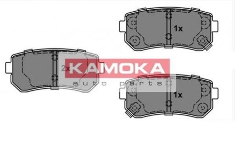 JQ101146 KAMOKA Колодка тормозная Hyundai I20 08\->. I30 07\->. IX35 10\->.Kia Sportage 10\-> задн.