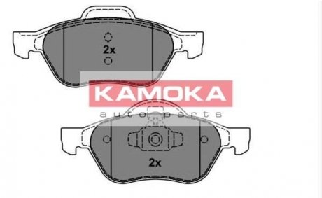 JQ101162 KAMOKA Колодка тормозная Renault MeganeII 02\->.Scenic II 03\-> перед.