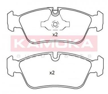 Колодка тормозная перед. BMW 1(E81/E87) 03\'-12\'. 3 (E90) 05\'-11\' KAMOKA JQ101291