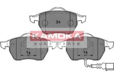 JQ1012926 KAMOKA Колодка тормозная Audi A3 96\->.Skoda Octavia 97\->.VW Golf IV 98->.Passat 96\-> перед.*