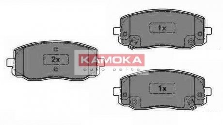 JQ1013566 KAMOKA Колодка тормозная Hyundai I10 08\->.Kia Picanto 04\-> перед.