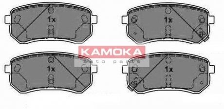 JQ1013804 KAMOKA Колодка тормозная Hyundai/Kia i10,Picanto задн.