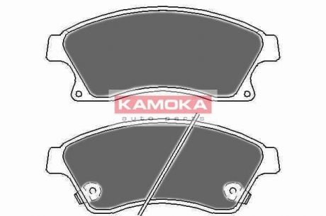 Колодка тормозная передняя CHEVROLET OPEL/ASTRA 09-/ ORLANDO/CRUZE R15" кор. уп.* KAMOKA JQ1018524